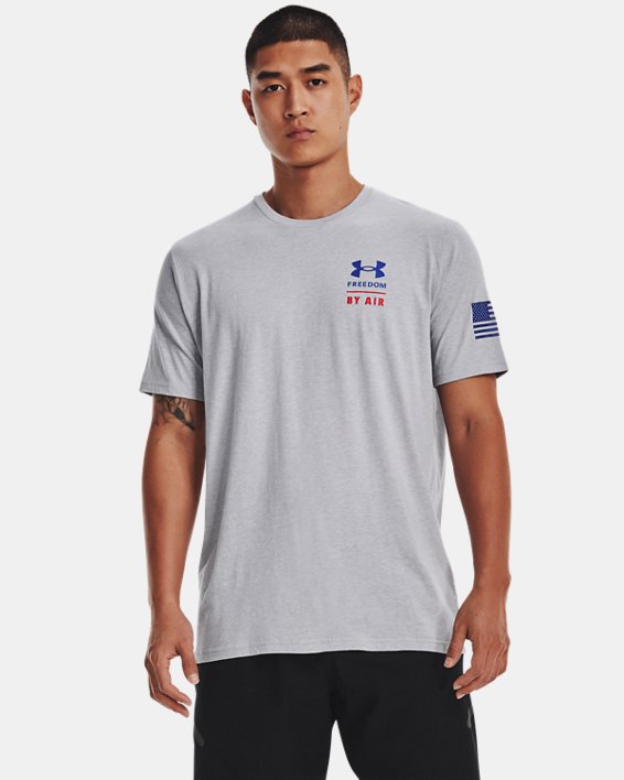 Men's UA Freedom By Air T-Shirt, Gray, pdpMainDesktop image number 0